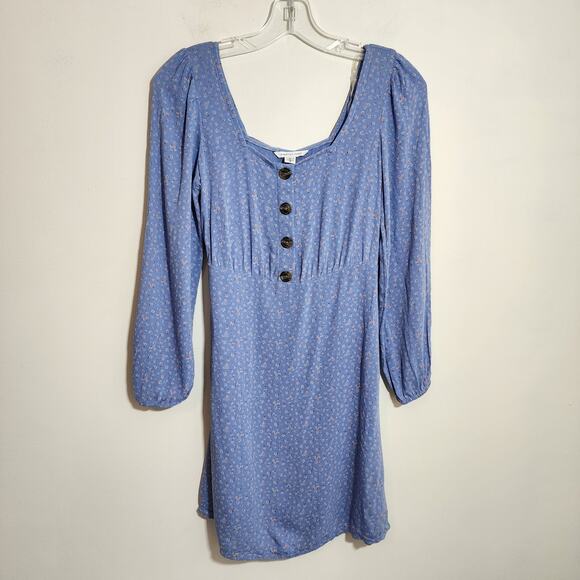 American Eagle outfitters NWT square neck mini dress floral print woman size XS - Picture 1 of 10